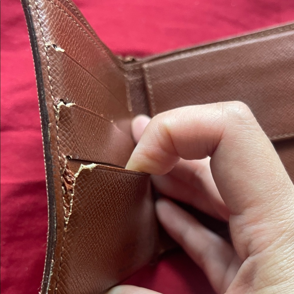 Louis Vuitton Brown Monogram Canvas Bifold Wallet (project piece) - Picture 10 of 13